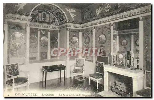 Cartes postales Rambouilet Le Chateau La Salle De Bain De Napoleon 1er