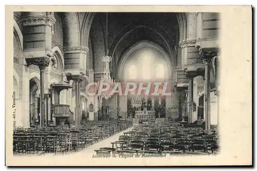 Ansichtskarte AK Rambouilet Interieur De I&#39Eglise