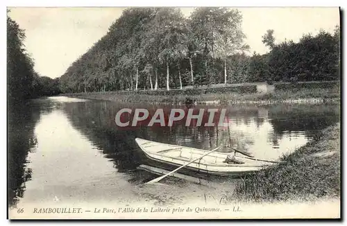 Cartes postales Rambouilet Le Parc I&#39Allee De La Laiterie Prise Du Quinconce