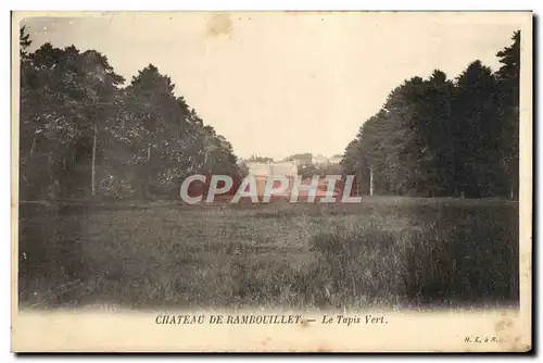 Cartes postales Chateau De Rambouillet Le Tapis Vert