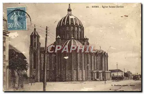 Ansichtskarte AK Reims Eglise Sainte Clotilde