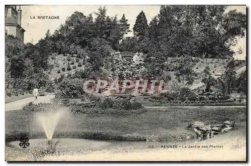 Cartes postales Rennes Le Jardin Des Plantes