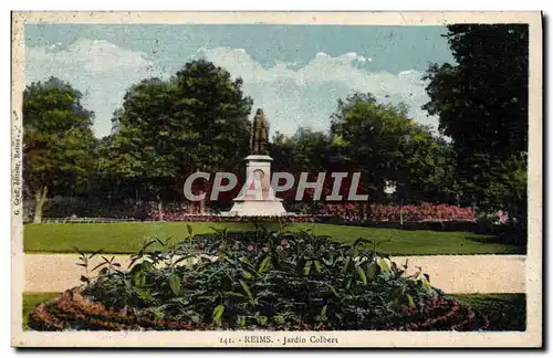 Cartes postales Reims Jardin Colbert