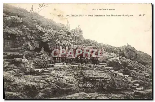 Cartes postales Rotheneauf Vue Generale Des Rochers Sculptes