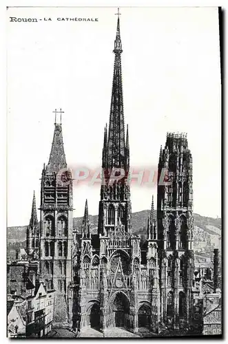 Cartes postales Rouen La Cathedrale