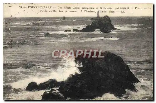 Ansichtskarte AK Pointe Du Raz Les Recifs Gorle Gorlegriez Et Gorlebetta