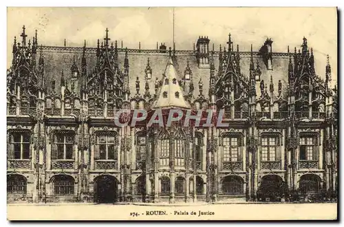 Cartes postales Rouen Palais De Justice