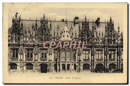 Cartes postales Rouen Palais De Justice