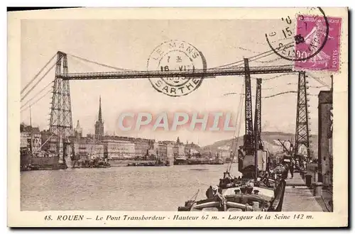 Cartes postales Rouen Le Pont Transbordeur