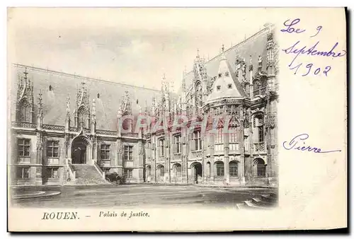 Cartes postales Rouen Palais De Justice