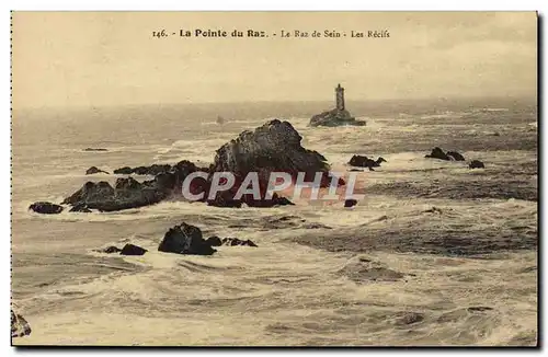 Ansichtskarte AK La Pointe Du Raz Le Raz De Sein Les Recifs