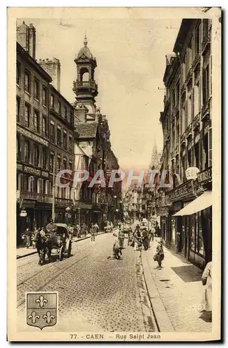 Cartes postales Caen Rue Saint Jean