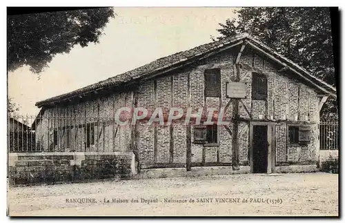 Cartes postales Ranquine La Maison Des Depaul Naissance De Saint Vincent De Paul