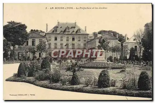 Cartes postales La Roche Yon La Prefecture Et Les Jardins