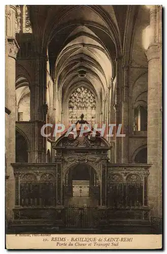 Cartes postales Reims Basilique De Saint Remi