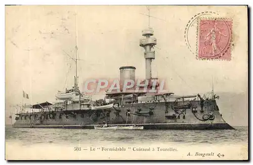 Cartes postales Le Formidable Cuirasse a Tourelles