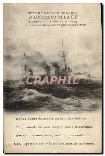 Cartes postales D'Entrecasteaux Croiseur cuirasse