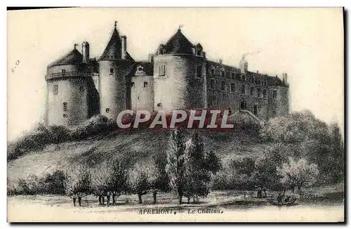 Cartes postales Apremont Le Chateau