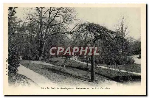 Cartes postales Le Bois de Boulogne en Automne Le Pre Catelan