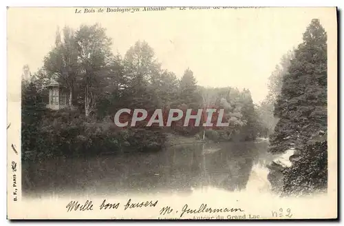 Ansichtskarte AK Le Bois de Boulogne Automne Autour du grand lac