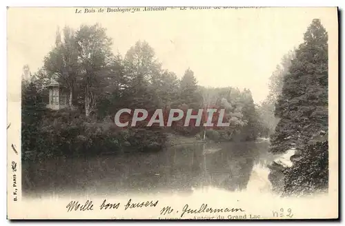 Cartes postales Le Bois de Boulogne Automne Autour du grand lac