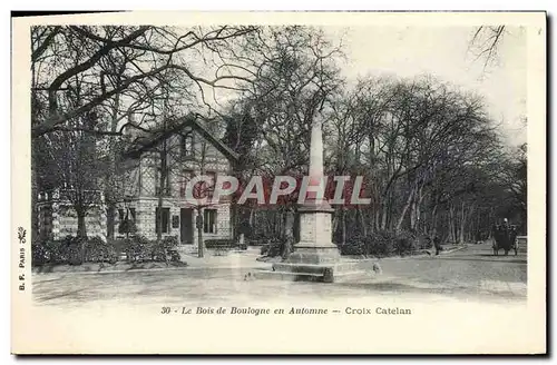 Ansichtskarte AK Le Bois de Boulogne Automne Croix Catelan