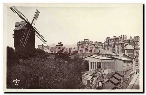 Cartes postales Paris Moulin de la Galette