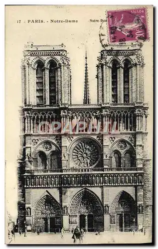 Cartes postales Paris Notre Dame