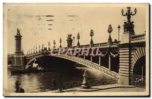 Ansichtskarte AK Paris En Flanant Pont Alexandre III