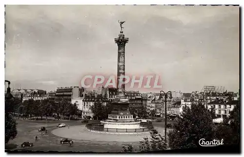 Moderne Karte Paris Place de la Bastille