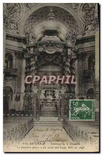 Cartes postales Val De Grace Interieur de la Chapelle