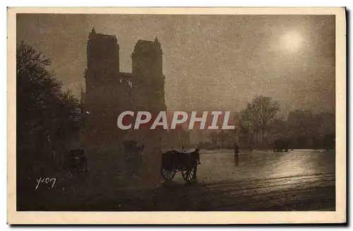 Cartes postales Paris La Parvis de Notre Dame