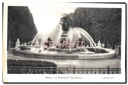 Ansichtskarte AK Paris La fontaine Carpeaux
