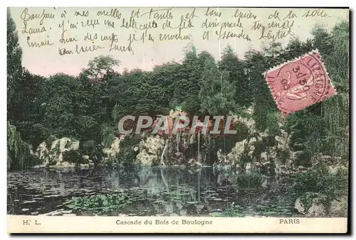 Cartes postales Paris Cascade du Bois de Boulogne