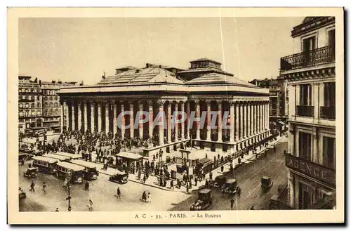 Cartes postales Paris La Bourse