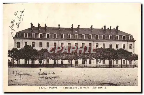 Cartes postales Paris Caserne Des Toureiles Batiment B