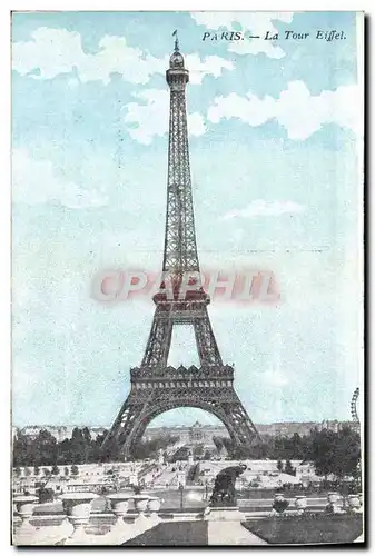 Cartes postales Paris La Tour Eiffel