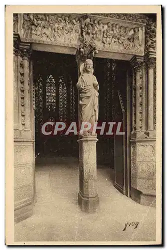 Ansichtskarte AK Paris Sainte Chapelle Porte Haute