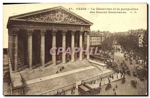 Ansichtskarte AK Paris La Madeleine et la Perspective des grands boulevards