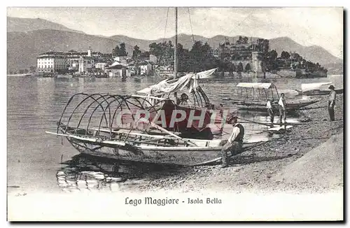 Cartes postales Isola Bella Lago Maggiore Bateau