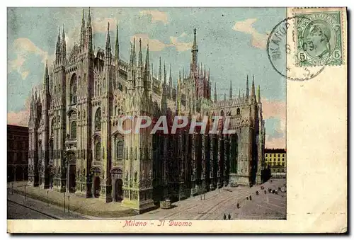 Cartes postales Milano Il Duomo