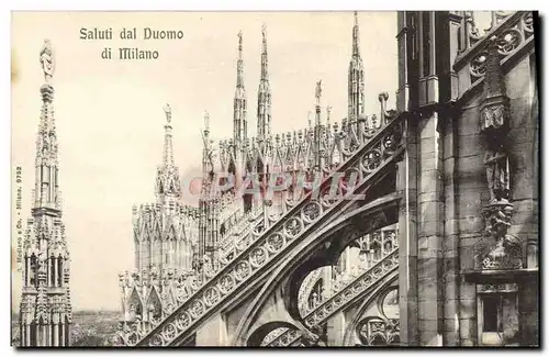 Cartes postales Milano Duomo