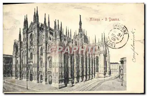 Cartes postales Milano Il Duomo