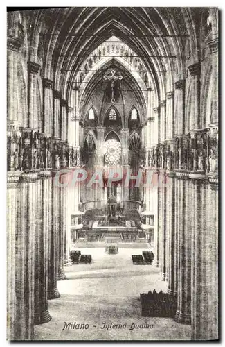 Ansichtskarte AK Milano Interno Duomo