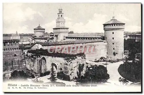 Cartes postales Milon Castello Sforzesca