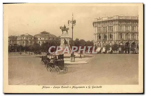 Cartes postales Milon Largo Cairoli e Monumento a Garibaldi