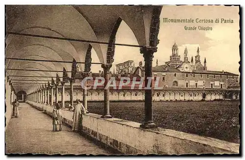 Cartes postales Pavia Certosa Monumentale