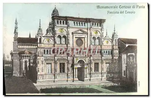 Cartes postales Pavia Certosa Monumentale