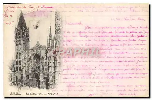 Cartes postales Rouen La Cathedrale