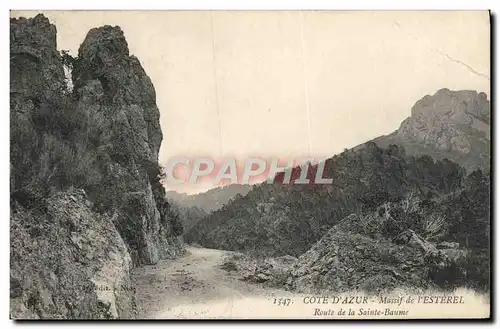 Cartes postales Cote D&#39Azur Massif de L&#39Esterel Route de la Sainte Baume